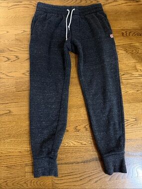 HOMAGE Dark Charcoal Heather Sweatpants with White Drawstring Men’s M/Unisex